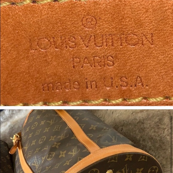 SOLD Authentic vintage Louis Vuitton GM bucket bag - Picture 4 of 9